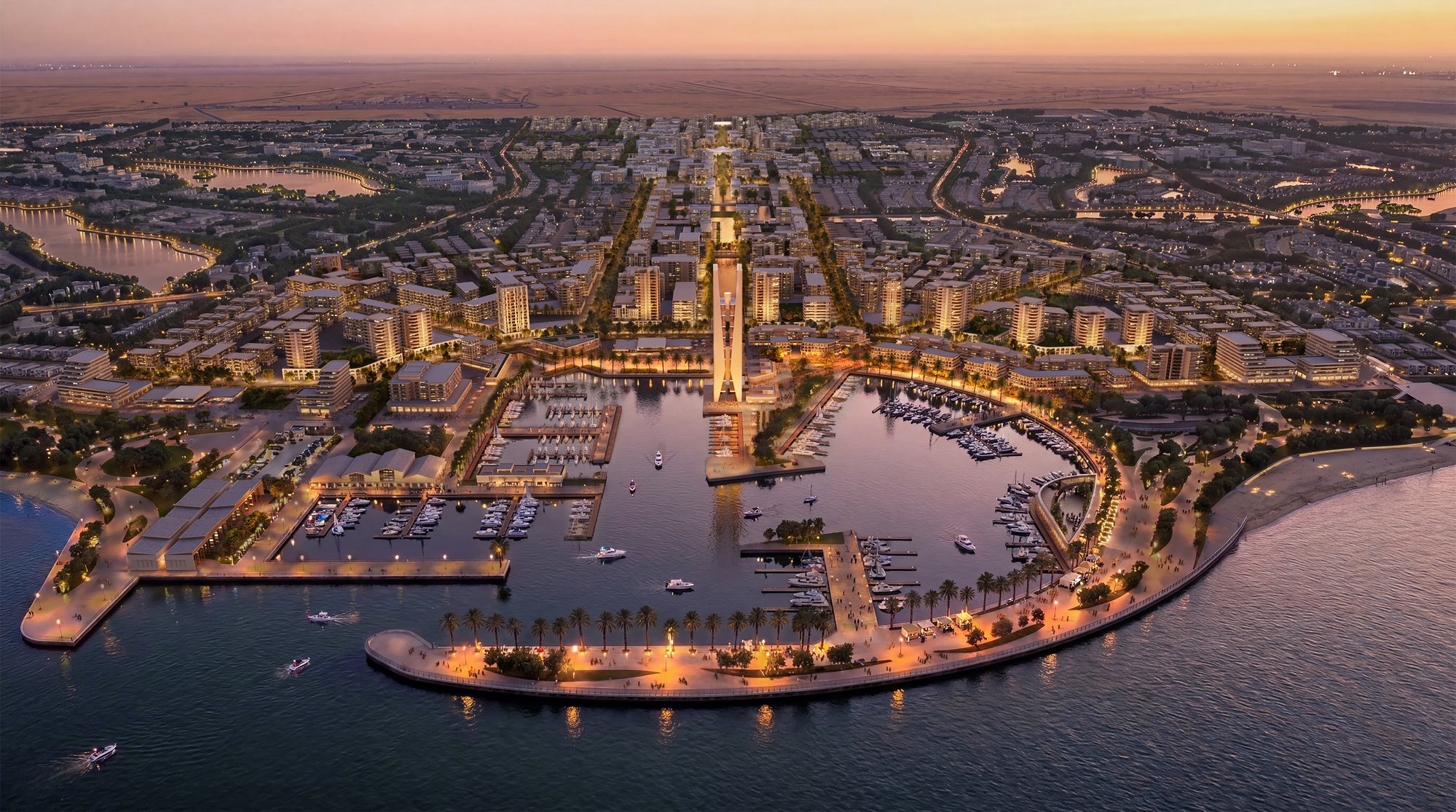 Marina and waterfront promenade